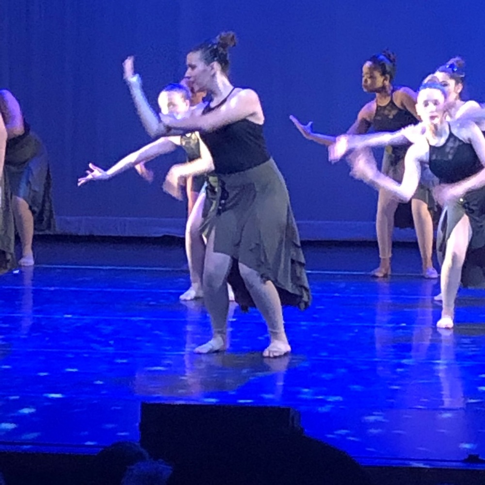 Weissman lyrical costume - Green and black.